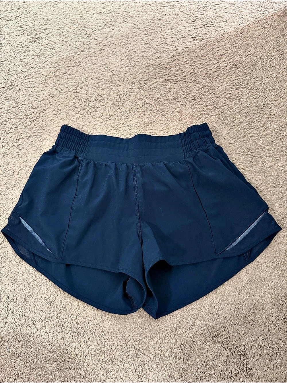 Lululemon Hotty Hot 2.5" Lined Athletic Shorts Blue 6